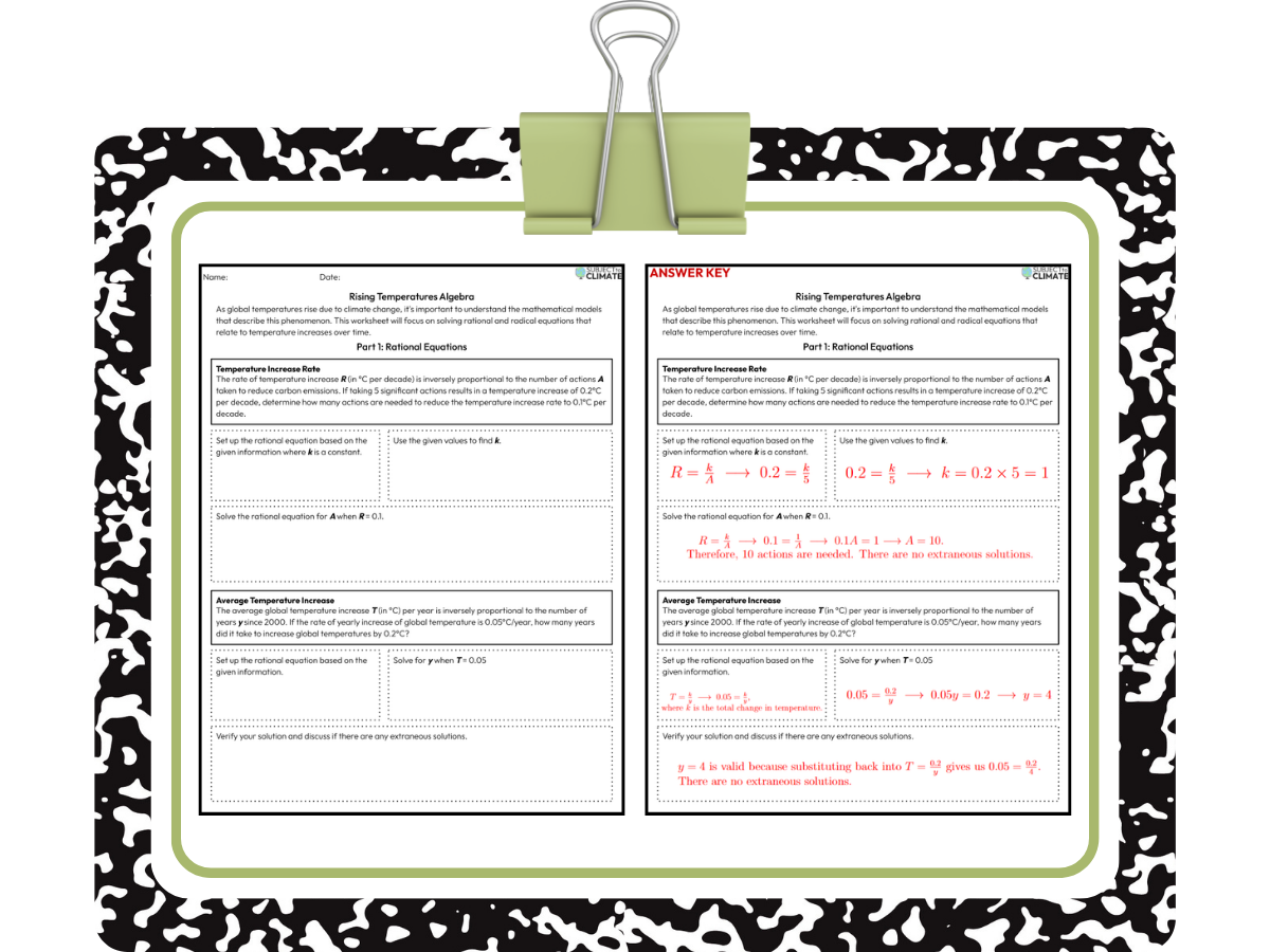 Algebra Worksheet