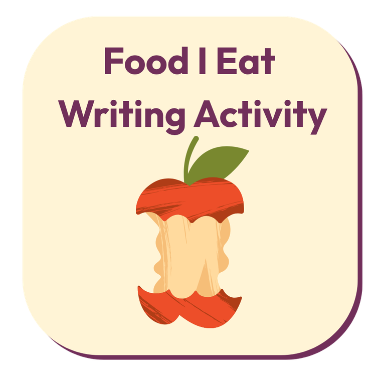 Food I Eat: Writing Activity Food I Eat: Writing Activity