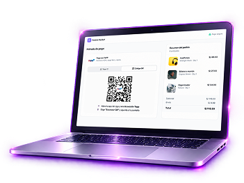 Portátil con la plataforma de LigoPay