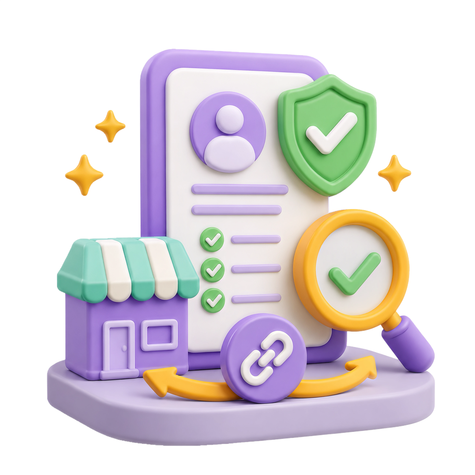 Ilustración para merchants en proceso de validación