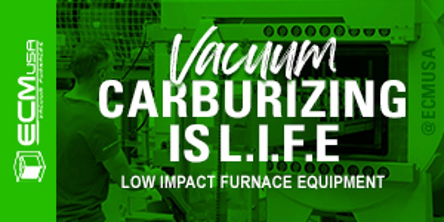 a green and white text over a machine