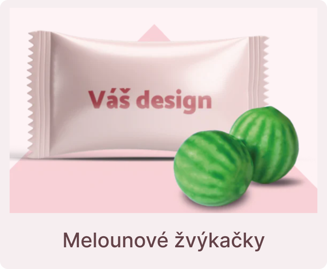Melounové žvýkačky Melounové žvýkačky