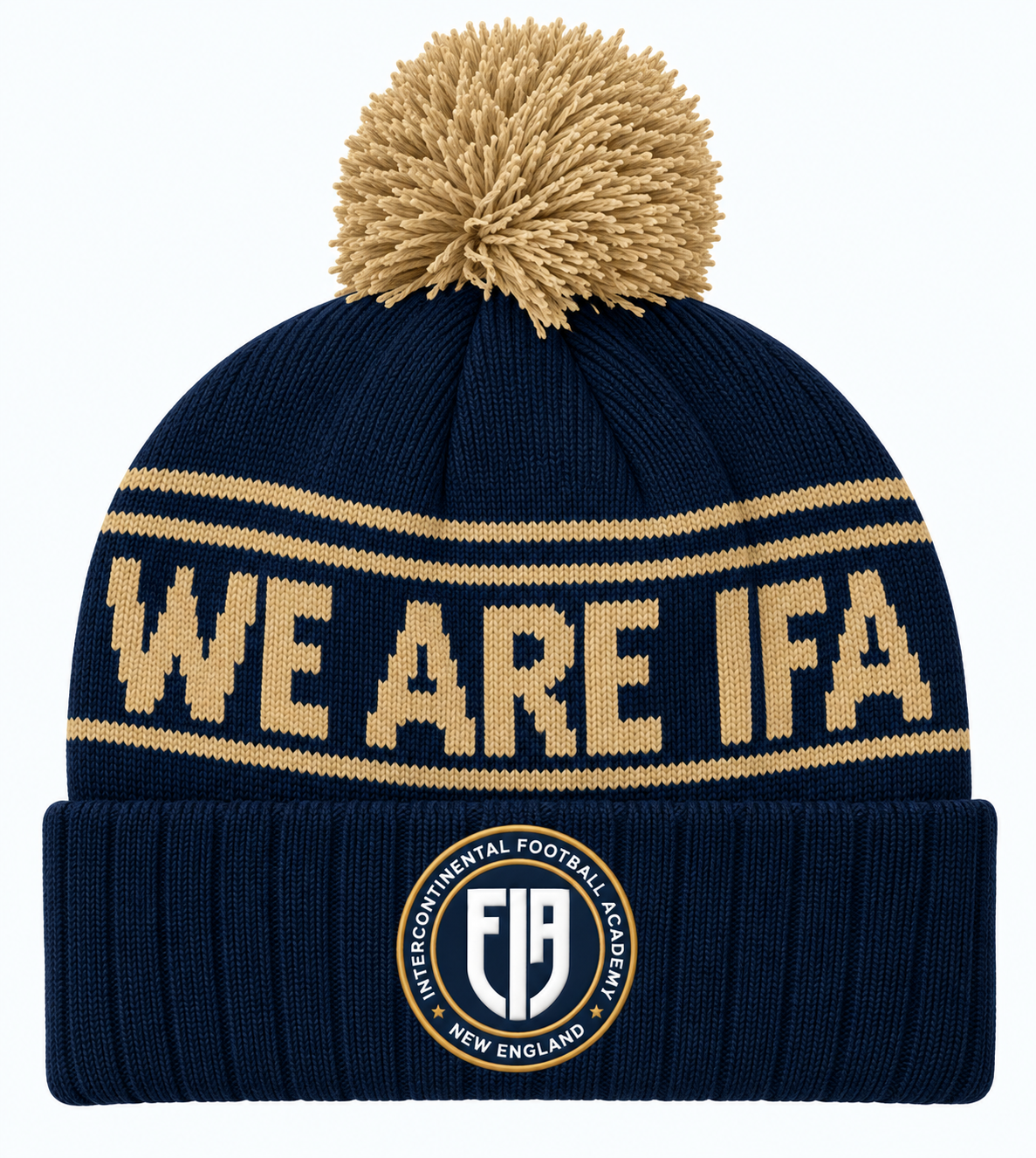 Navy / Gold IFA Beanie