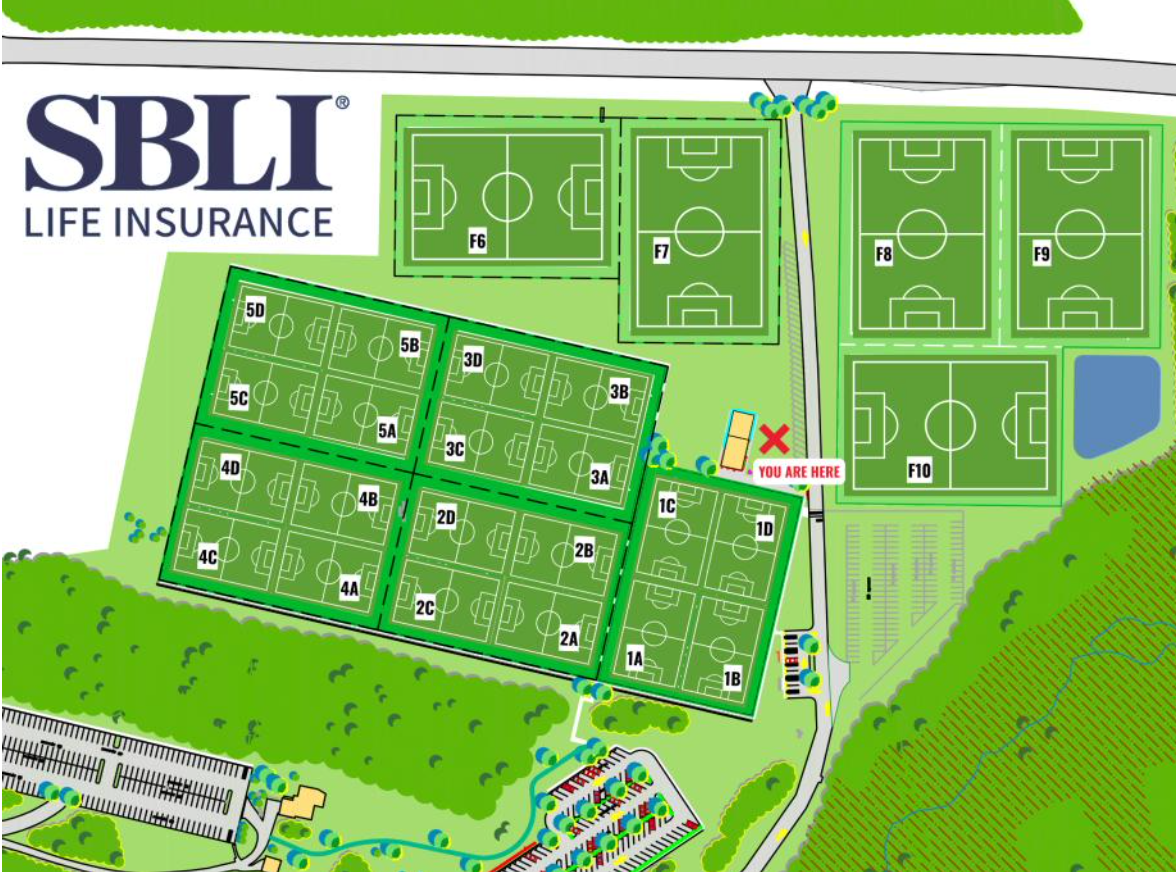 SBLI Field at Progin Park Facility Map