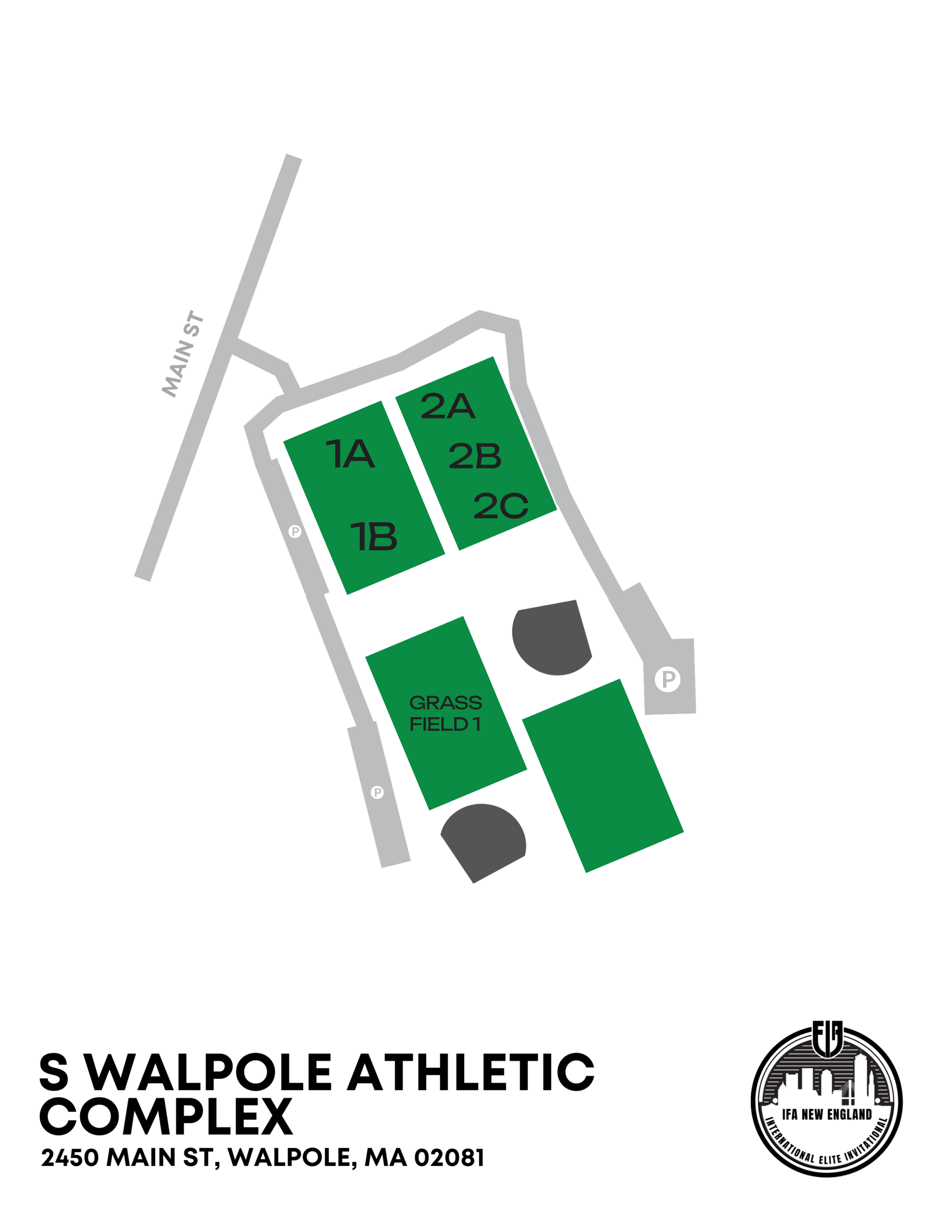 South Walpole Athletic Complex Facility Map