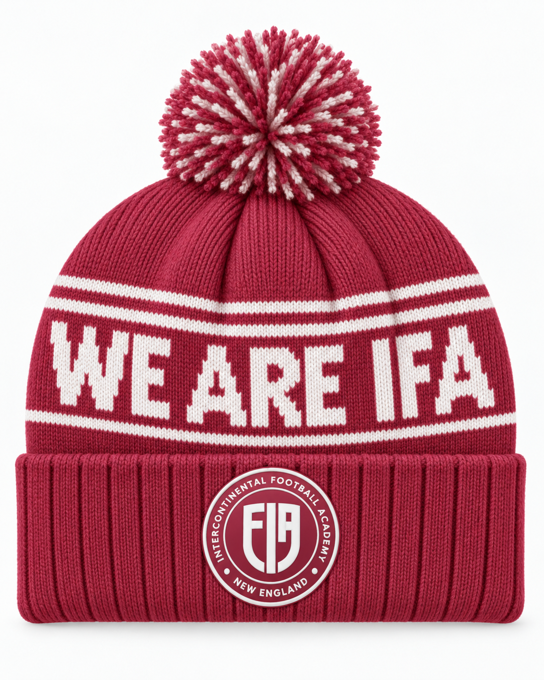 Pink / White IFA Beanie