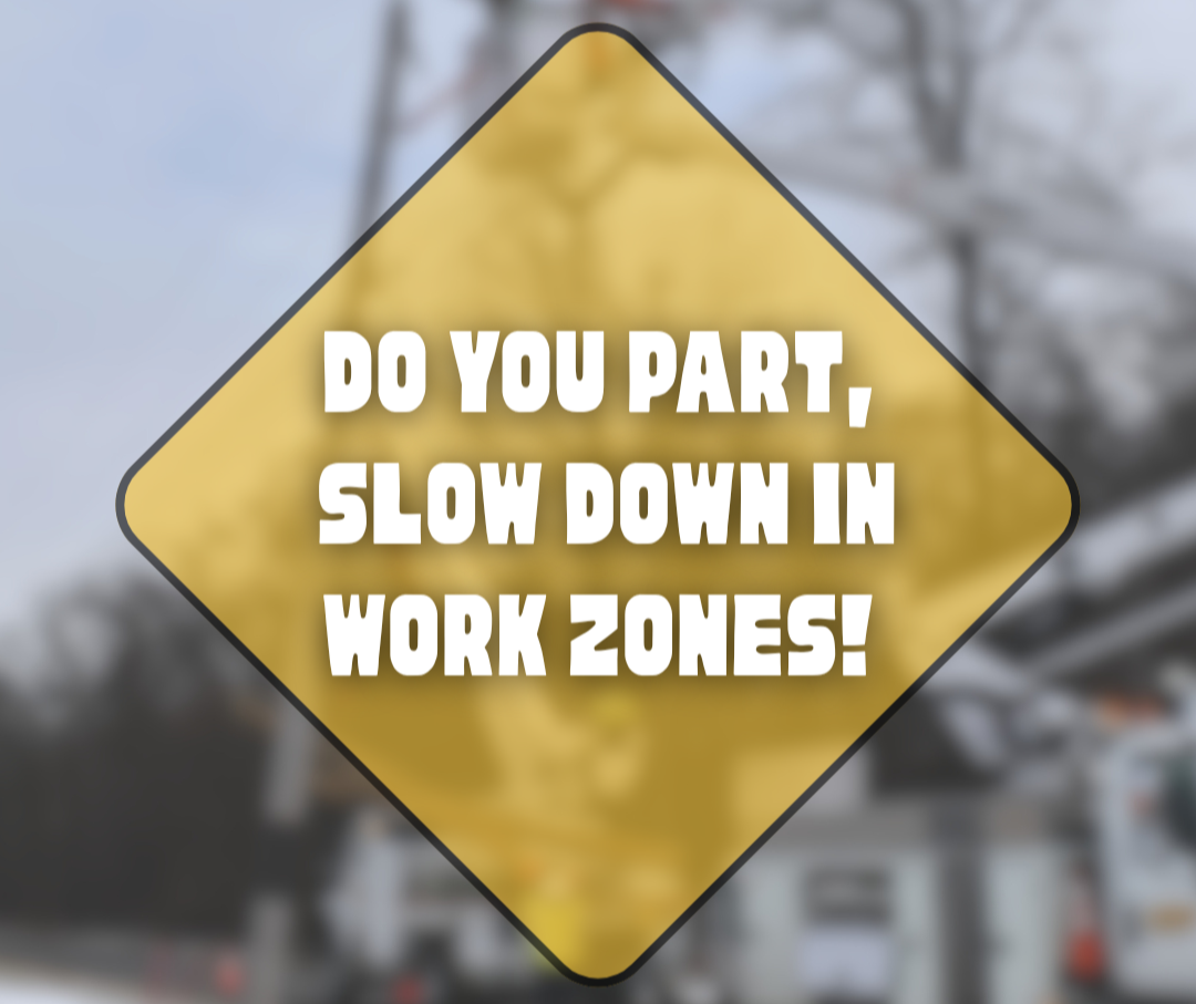 a yellow sign with white text