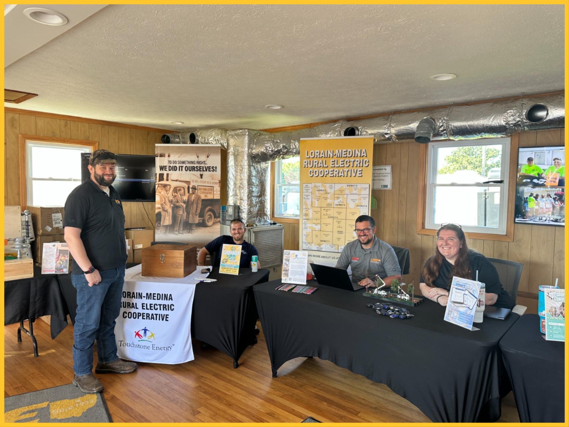 LMRE staff at Lorain County Fair