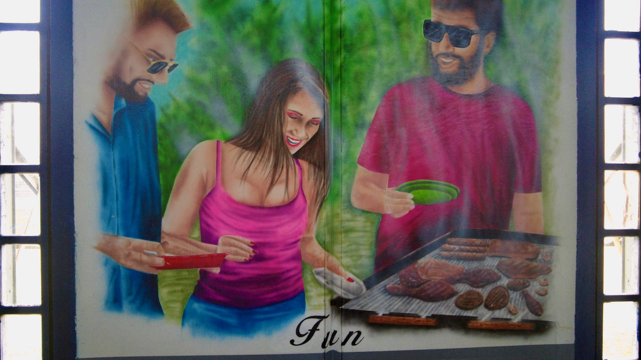 Fun mural
