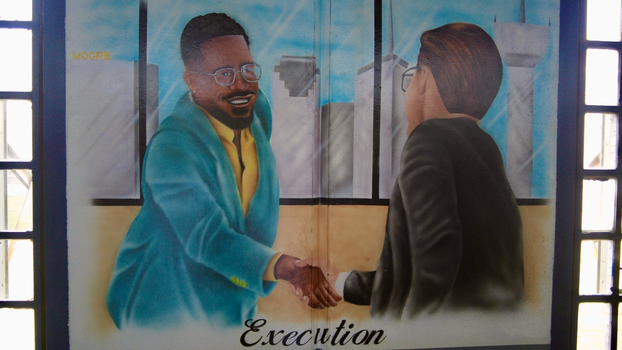 Execution mural