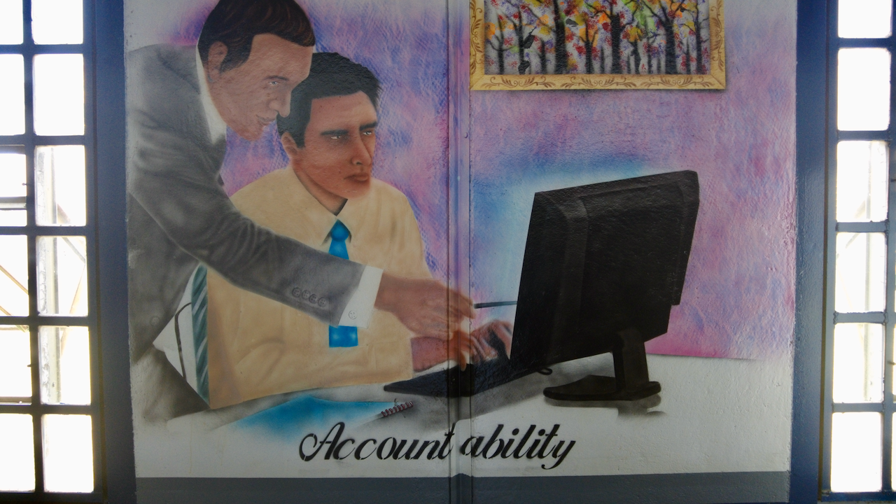 Accountability mural