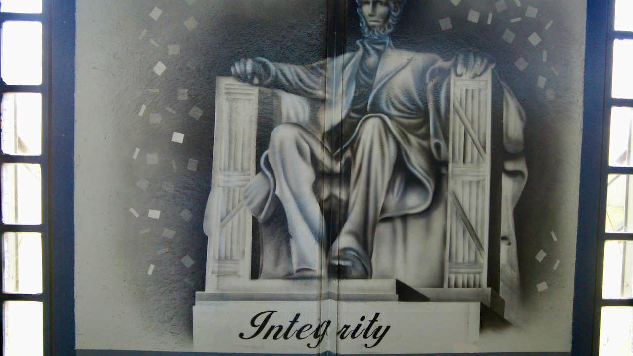 Integrity mural