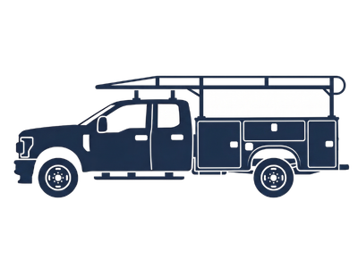 Upfitted Utility Work Truck