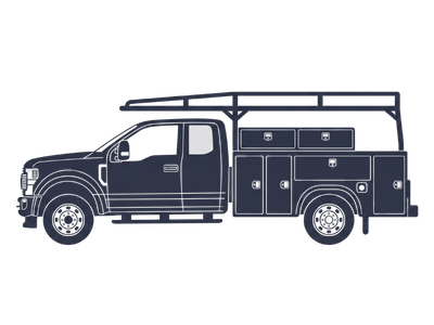 Upfitted Contractor Work Truck