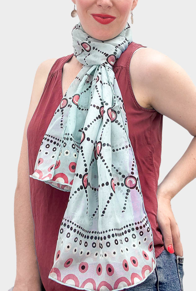 SILK CHIFFON SCARVES