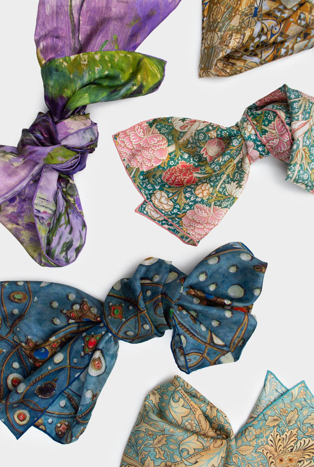 ALL SILK SCARVES