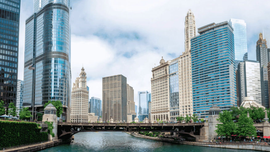 Chicago riverfront