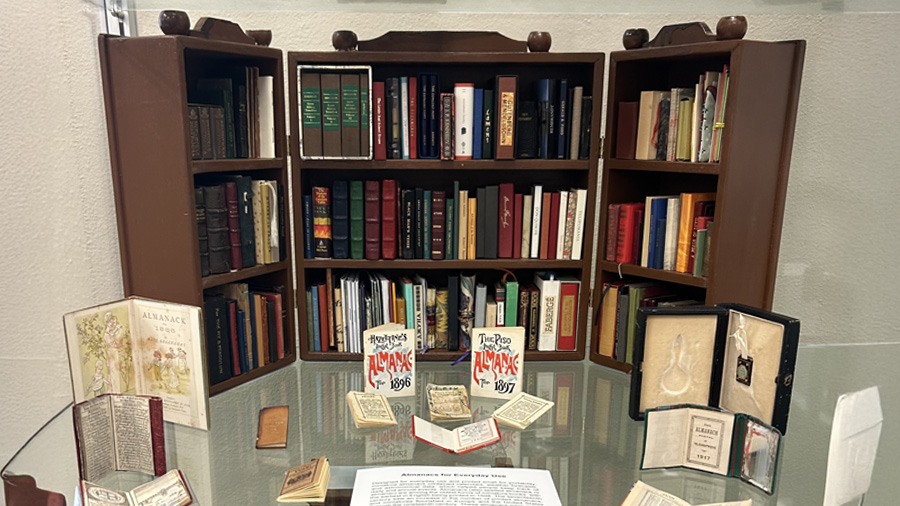 Miniature books in the Melinda C. Wells Brown Collection