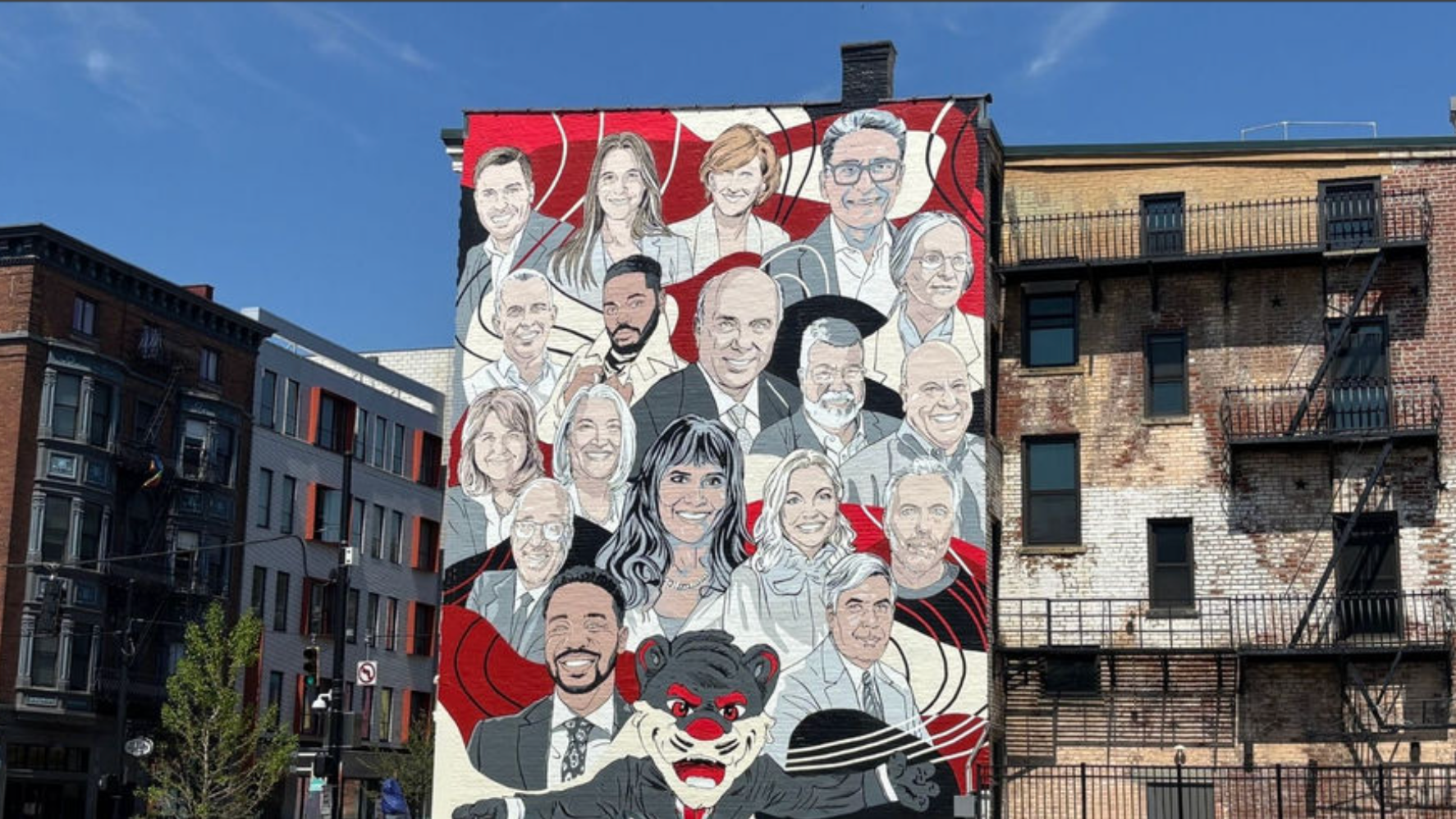 Alumni Celebration Mural in Over the Rhine