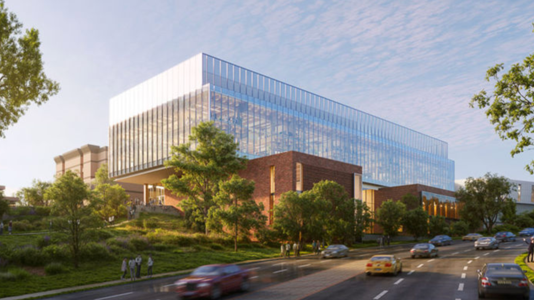 An artist's rendering of UC's new STEM Academic Facility