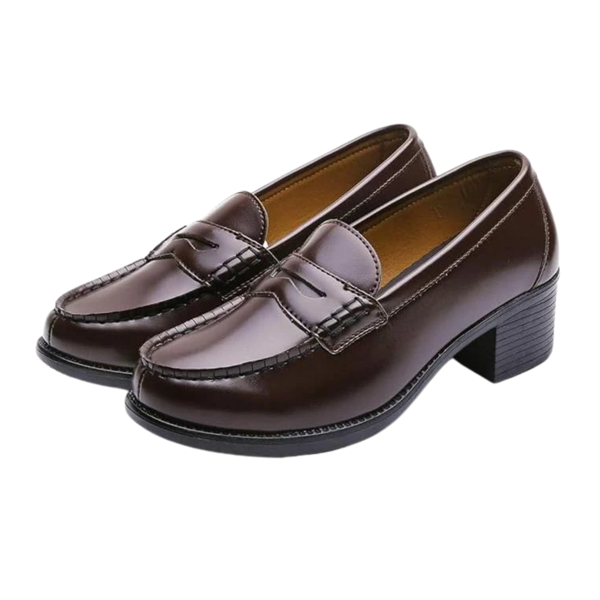 Japanese School Loafers Japanese School Loafers brown leather