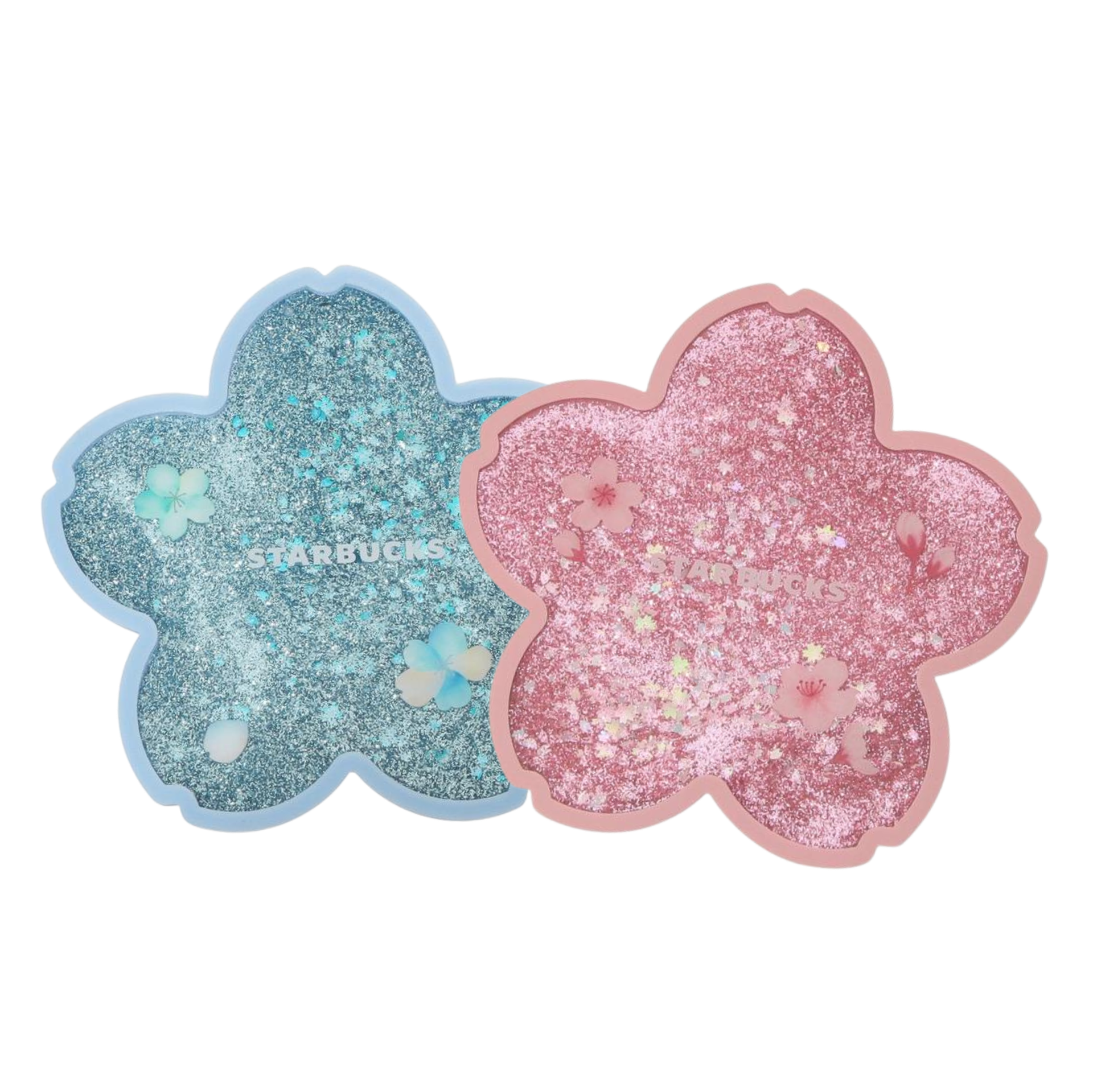 Starbucks Glitter Coasters