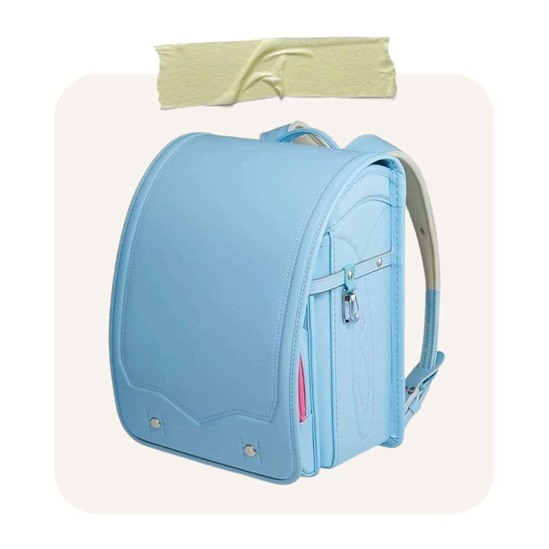Blue Japanese randoseru school backpack
